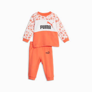 Essential Mix Match Toddlers' Jogger Suit, Hot Heat