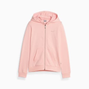 Essentials+ Animal Full-Zip Girls' Hoodie, Peach Smoothie, extralarge