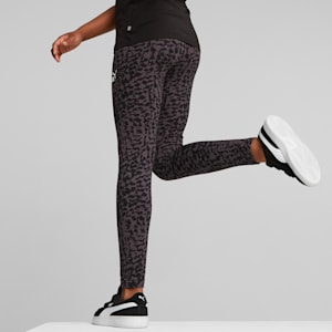 Essentials+ Animal Big Kids' Leggings, PUMA Black, extralarge