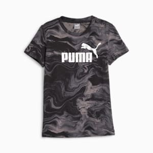 Camiseta Essentials+ Marbleized para niños grandes, PUMA Black