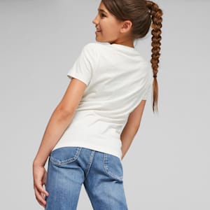 PUMA SQUAD Big Kids' Graphic Tee, Warm White, extralarge