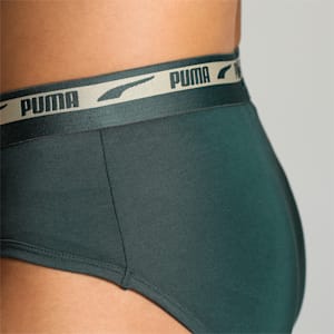 Stretch Plain Men's Briefs Pack of 2 with EVERFRESH Technology, Peacoat-Green Gables, extralarge-IND