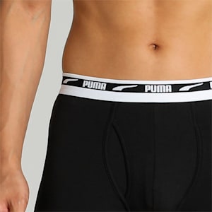 Stretch Plain Men's Trunks Pack of 2 with EVERFRESH Technology, Puma Black-Dark Gray Heather, extralarge-IND