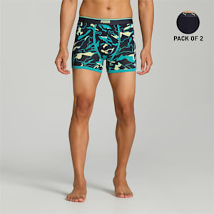 Stretch Camo Men's Trunks Pack of 2 with EVERFRESH Technology, Parisian Night-Parisian Night, extralarge-IND