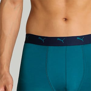 Stretch AOP Men's Trunks Pack of 2 with EVERFRESH Technology, Peacoat-Blue Coral