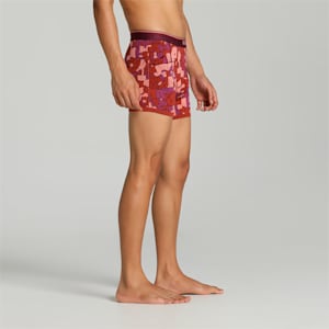 Stretch AOP Men's Trunks Pack of 2 with EVERFRESH Technology, Grape Wine-Chili Oil, extralarge-IND