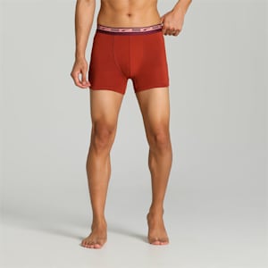 Stretch AOP Men's  Trunk Pack of 2, Grape Wine-Chili Oil