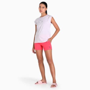 Women's Shorts Pack of 2, Puma Black-Paradise Pink, extralarge-IND