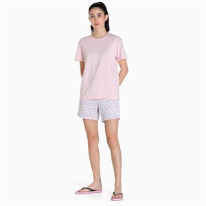 Women's Shorts Pack of 2, Lavender Fog-Grape Wine, extralarge-IND