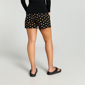 Women's Shorts Pack of 2, PUMA Black-Zinnia, extralarge-IND