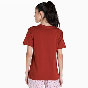 PUMA Women's T-Shirt & Shorts Set, Chili Oil-Winsome Orchid, extralarge-IND