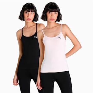 Cami Top Women's Pack of 2, Puma Black-Chalk Pink