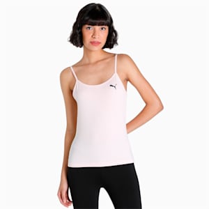 Women's Cami Tops Pack of 2, Puma Black-Chalk Pink, extralarge-IND