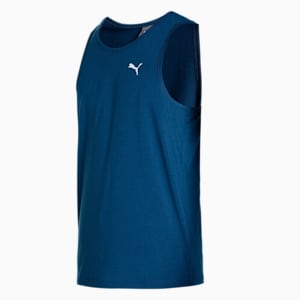 Premium Soft Touch Men's Tank, Dark Denim