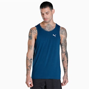 Premium Soft Touch Men's Tank, Dark Denim