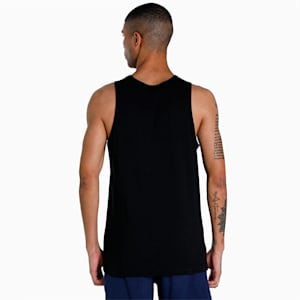 Men's Slub Tank Pack of 2, Puma Black-Cherry Tomato