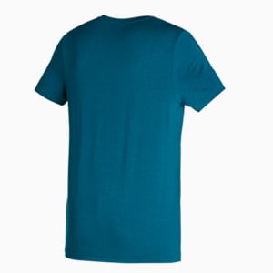 Premium Soft Touch Crew-Neck Men's T-Shirt, Blue Coral, extralarge-IND