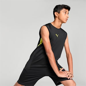 PUMA x one8 Active SL Youth Regular Fit Tank Top, PUMA Black, extralarge-IND