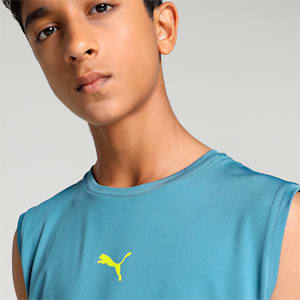 PUMA x one8 Active SL Youth Regular Fit Tank Top, Deep Dive, extralarge-IND