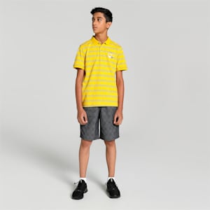 PUMA x one8 Printed Youth Regular Fit Polo, Fresh Pear, extralarge-IND