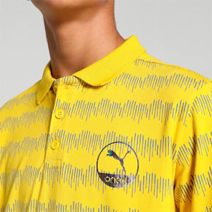 PUMA x one8 Printed Youth Regular Fit Polo, Fresh Pear, extralarge-IND