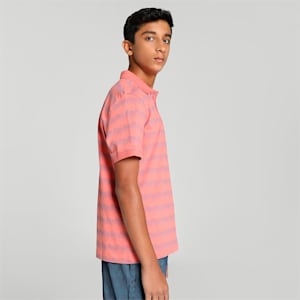 VK AOP Youth Polo, Hibiscus Flower