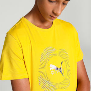 PUMA x one8 Graphic Youth Regular Fit T-Shirt, Fresh Pear, extralarge-IND