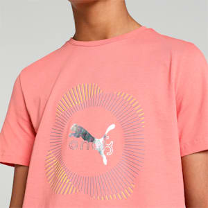 PUMA x one8 Graphic Youth Regular Fit T-Shirt, Hibiscus Flower, extralarge-IND