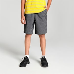 VK AOP Chino Youth Shorts, PUMA Black