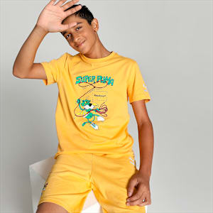 Super Graphic Youth Regular Fit T-Shirt, Mustard Seed, extralarge-IND