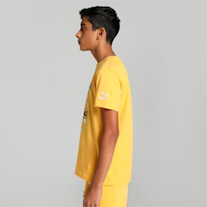 Super PUMA Graphic Youth Regular Fit T-Shirt, Mustard Seed, extralarge-IND