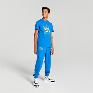 Super PUMA Printed Graphic Youth T-Shirt, PUMA Team Royal