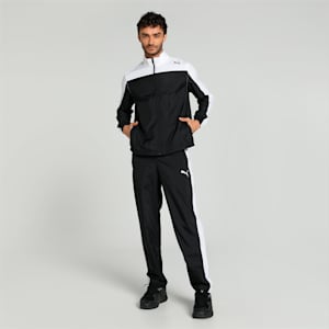 Train Favorite Men's Regular Fit Tracksuit, PUMA Black, extralarge-IND