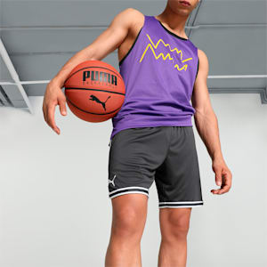Hoops Team Men's Basketball Shorts, PUMA Black, extralarge-IND