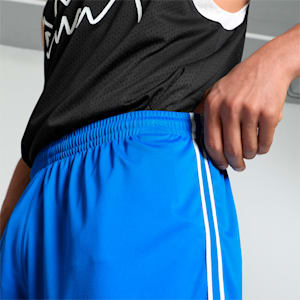Hoops Team Men's Basketball Shorts, Electric Blue Lemonade, extralarge-IND