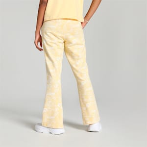 Super PUMA All Over Print Youth Pants, Light Straw