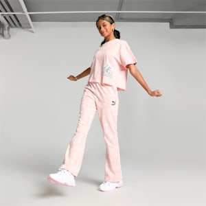 Super PUMA All Over Print Youth Pants, Rose Dust