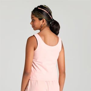 Youth Crop Tank Top, Rose Dust, extralarge-IND
