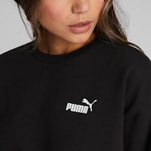 Sudadera ESS+ para mujer, PUMA Black, extralarge