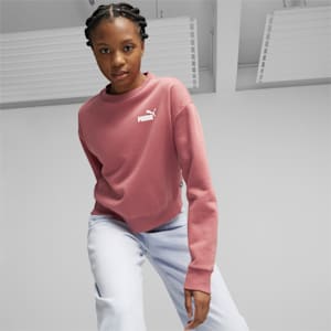 Women's Relaxed Fit Crew-Neck Sweatshirt, Astro Red, extralarge-IND