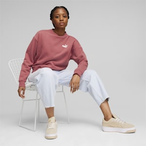 Women's Relaxed Fit Crew-Neck Sweatshirt, Astro Red, extralarge-IND