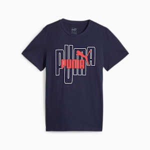 PUMA No. 1 Logo Big Kids' Tee, PUMA Navy