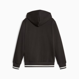 PUMA SQUAD Youth Full-Zip Fleece Hoodie, PUMA Black, extralarge-IND