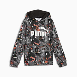 FUTUREVERSE Graphic Youth Hoodie, PUMA Black, extralarge-IND