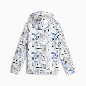 FUTUREVERSE Graphic Youth Hoodie, PUMA White, extralarge-IND