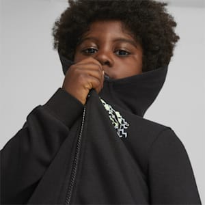 Mix Match Kid's Full-Zip Hoodie, PUMA Black, extralarge-IND