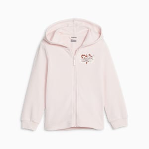 Mix Match Kid's Full-Zip Hoodie, Frosty Pink, extralarge-IND