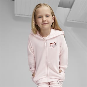 Mix Match Kid's Full-Zip Hoodie, Frosty Pink, extralarge-IND