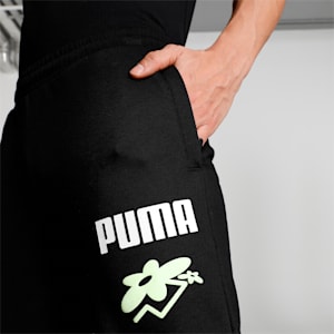 PUMAx1DER Graphic Men's Pants, PUMA Black