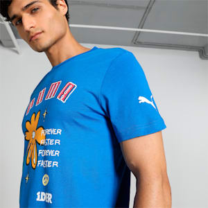 PUMAx1DER Graphic Men's T-shirt, Victoria Blue